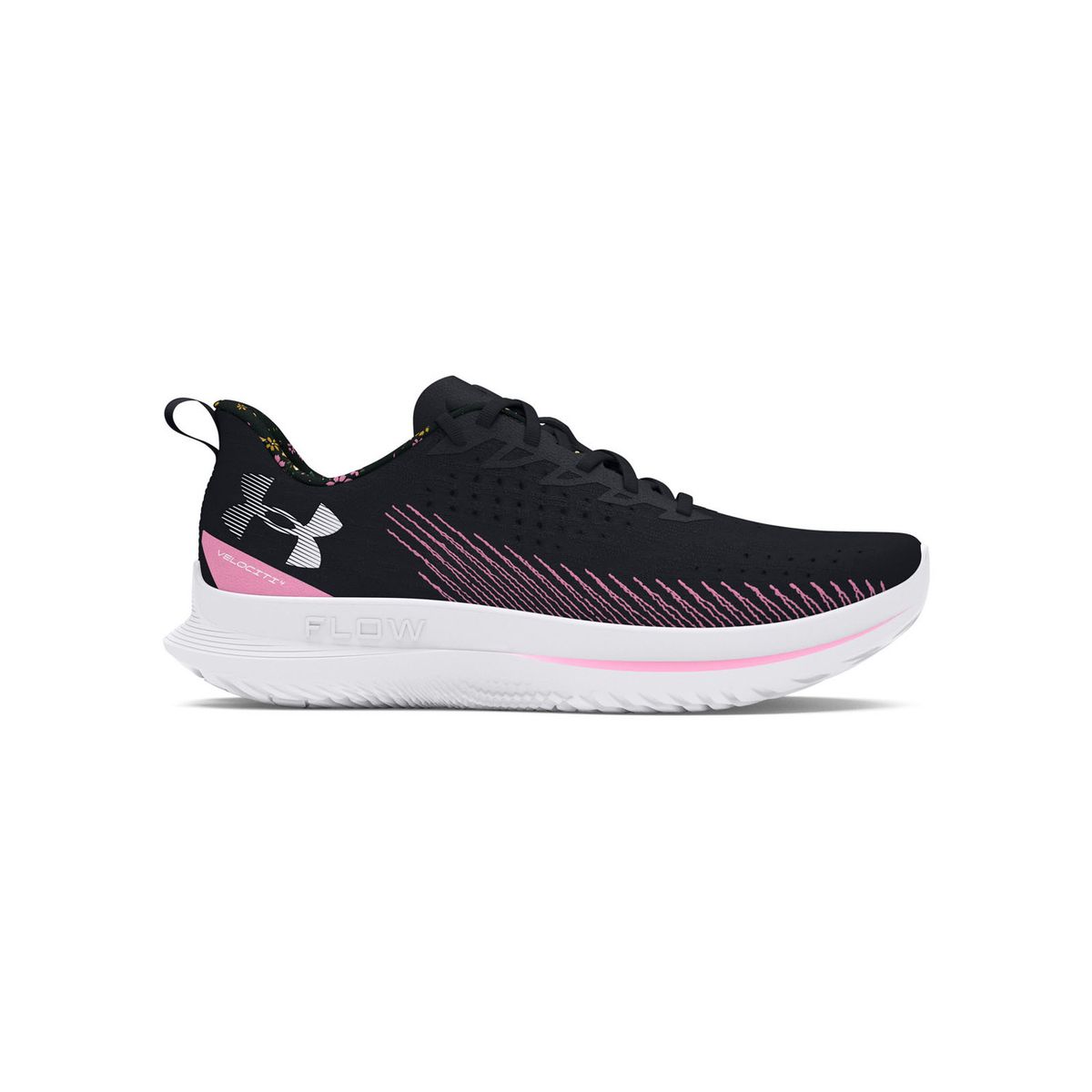UNDER ARMOUR - Zapatillas Run Velociti4 flor mujer Negro UNDER ARMOUR