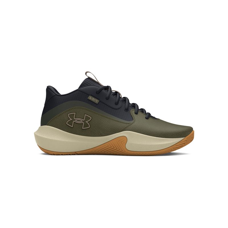 UNDER ARMOUR - Zapatillas Bsketball unsex Lockdown7 Verde UNDER ARMOUR