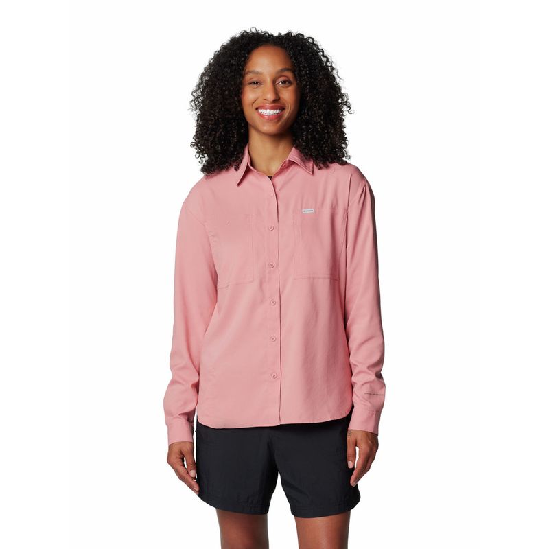 COLUMBIA - Blusa Mujer Silver Ridge Utility Rosado COLUMBIA