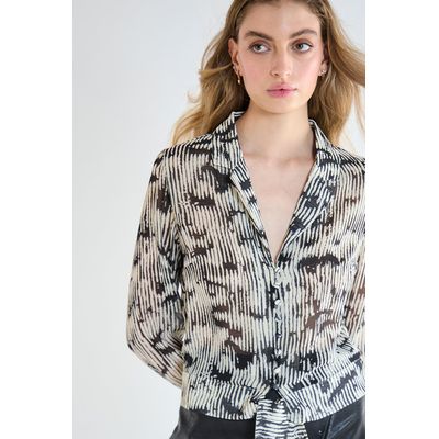 Imagen 2 del producto Blusa Manga Larga Negro Mujer