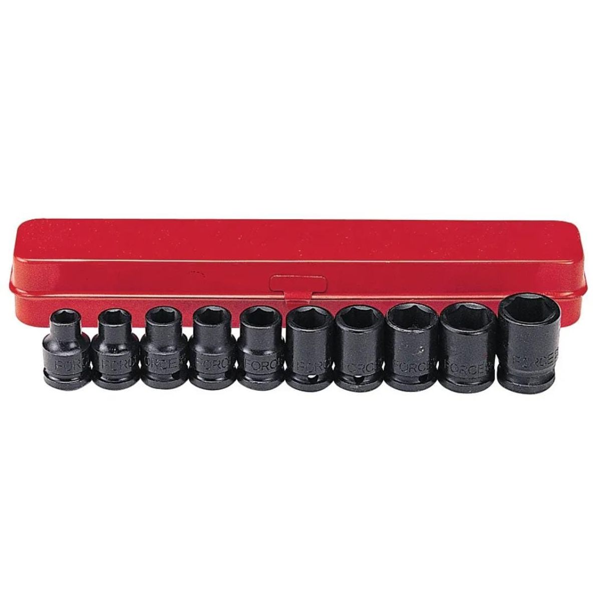 FORCE - Juego de dados de impacto 1/2" de 11 a 24 mm 10 piezas 4109 FORCE