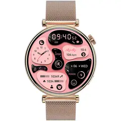 GENERICO - SmartWatch VL41 Pro Rose Gold Mujer IP68 Amoled