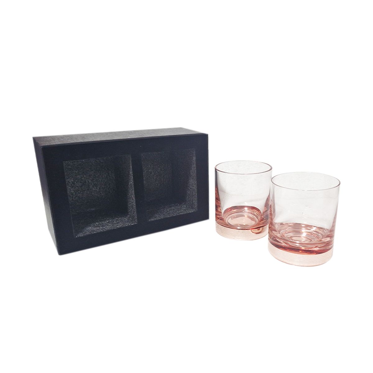PERFECT CLASS - Set 2 Vasos Whisky "Ember" 350ml Deluxe