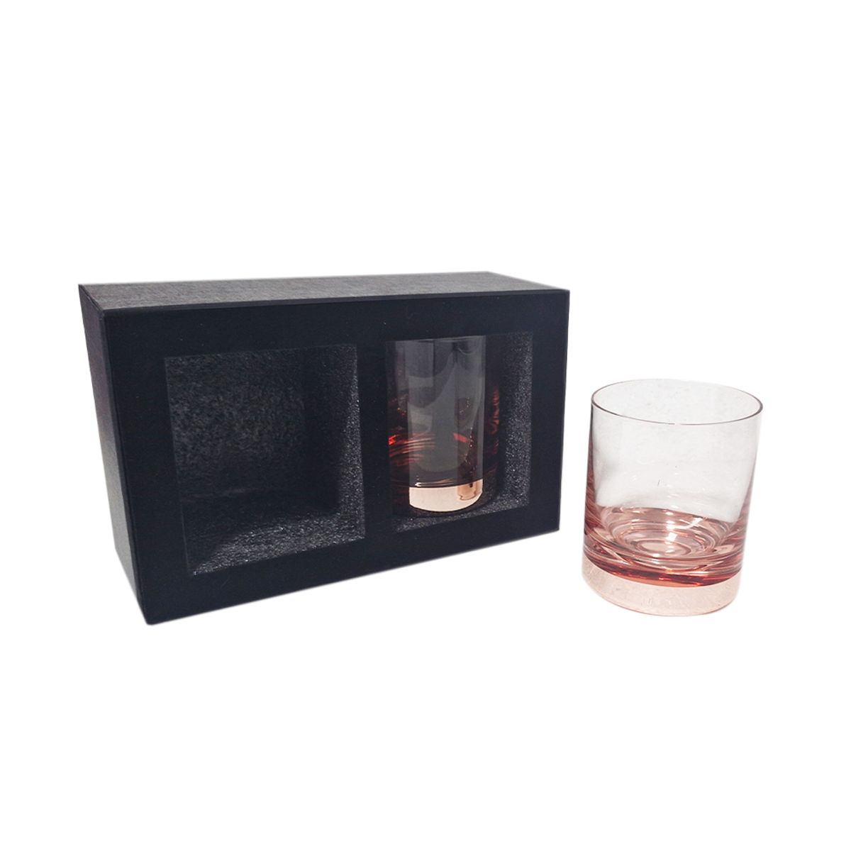 PERFECT CLASS - Set 2 Vasos Whisky "Ember" 350ml Deluxe