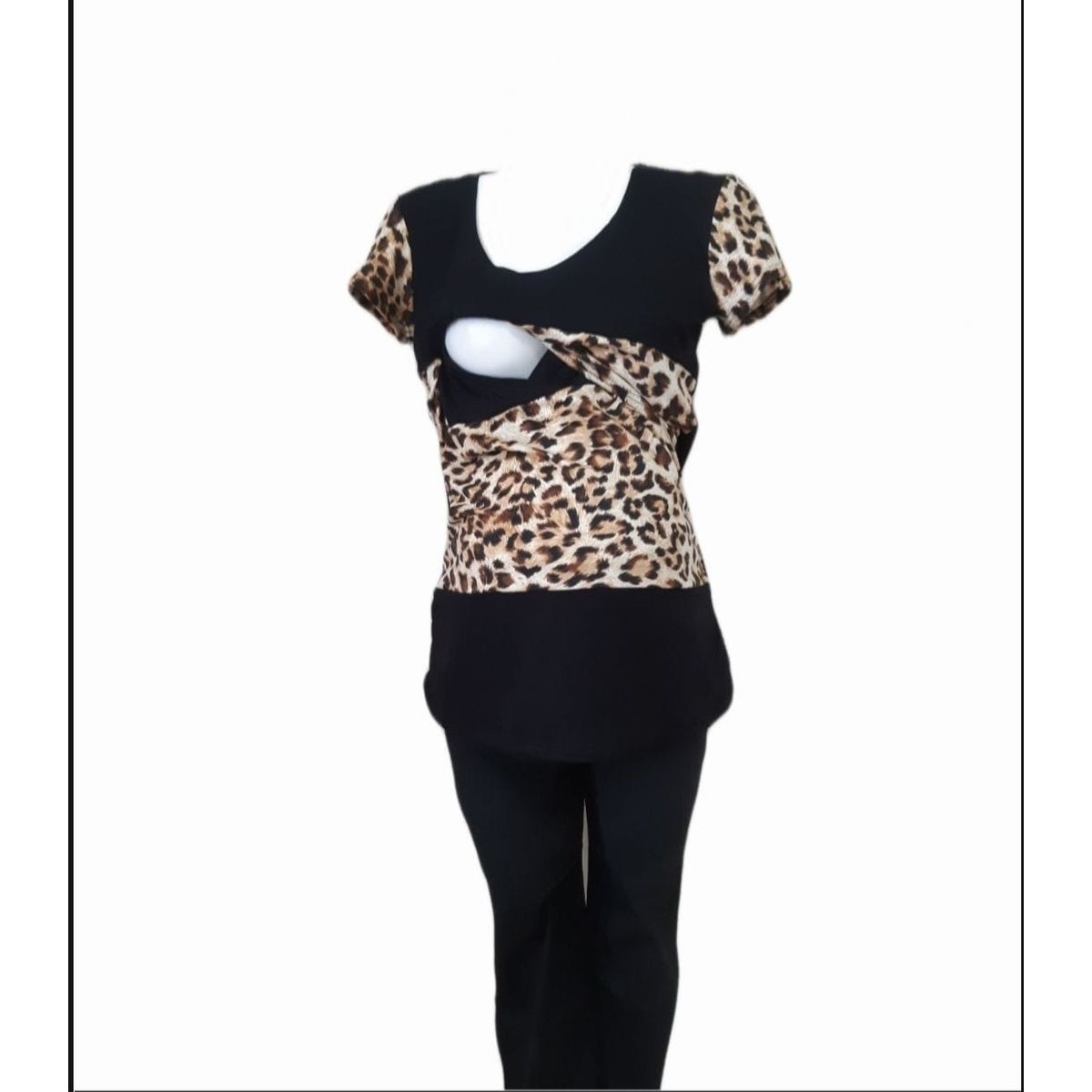 DMOM - Polera Maternal y para Lactancia DMOM corte horizontal Tamara