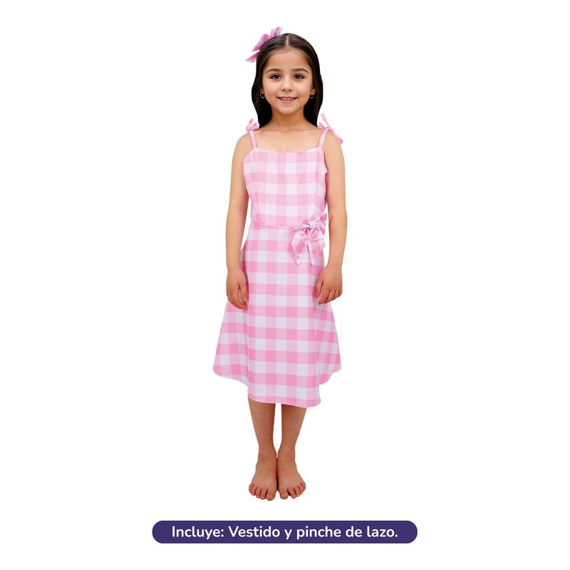 GENERICO - TRAJE VESTIDO MUÑECA CUADRILLE 5-6