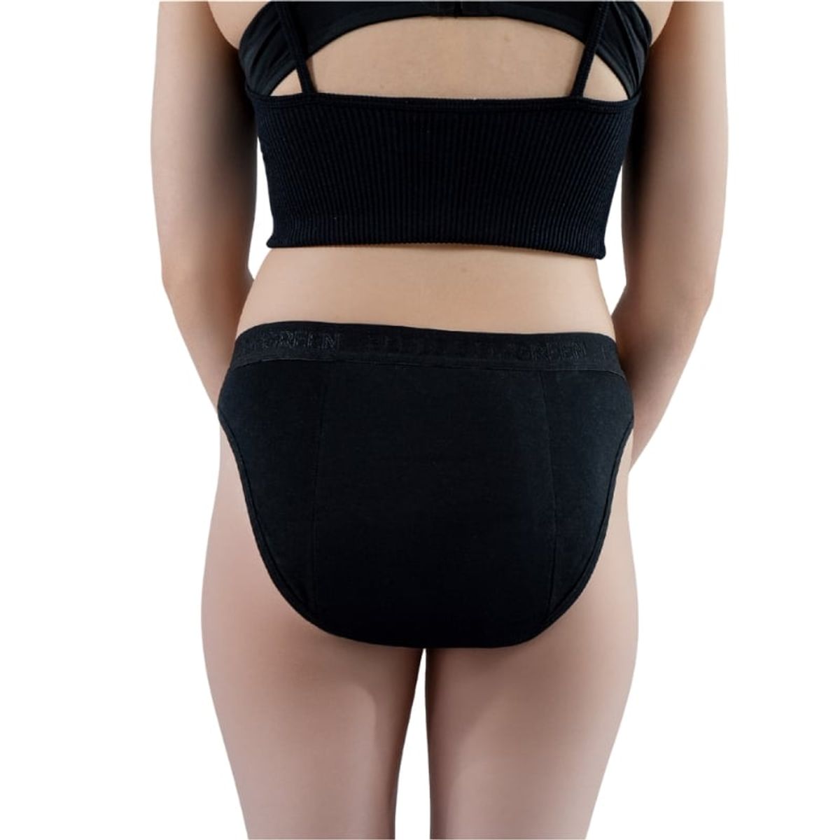 BLOODY GREEN - Calzón Menstrual para Niñas Flujo Abundante 10-11 12-13 y 14-15 años