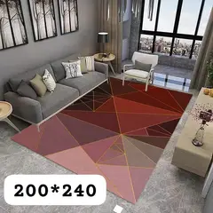 ANGELES DEL HOGAR - Alfombra Decorativa 3D Antideslizante 200 cm x 240 cm