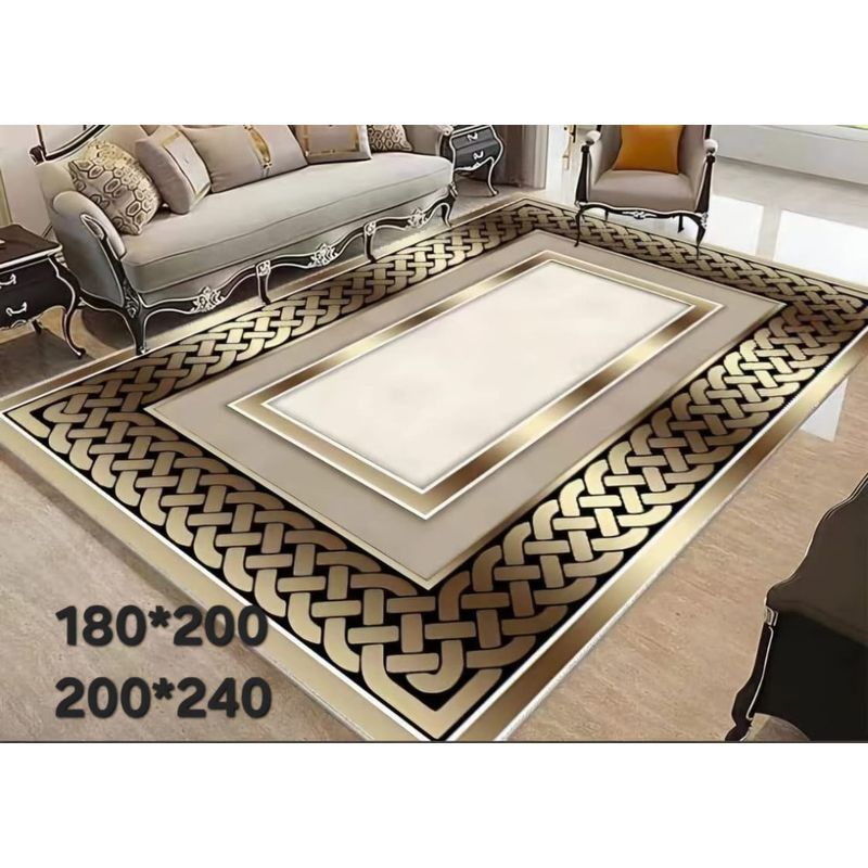 ANGELES DEL HOGAR - Alfombra Decorativa 3D Antideslizante 200 cm x 240 cm