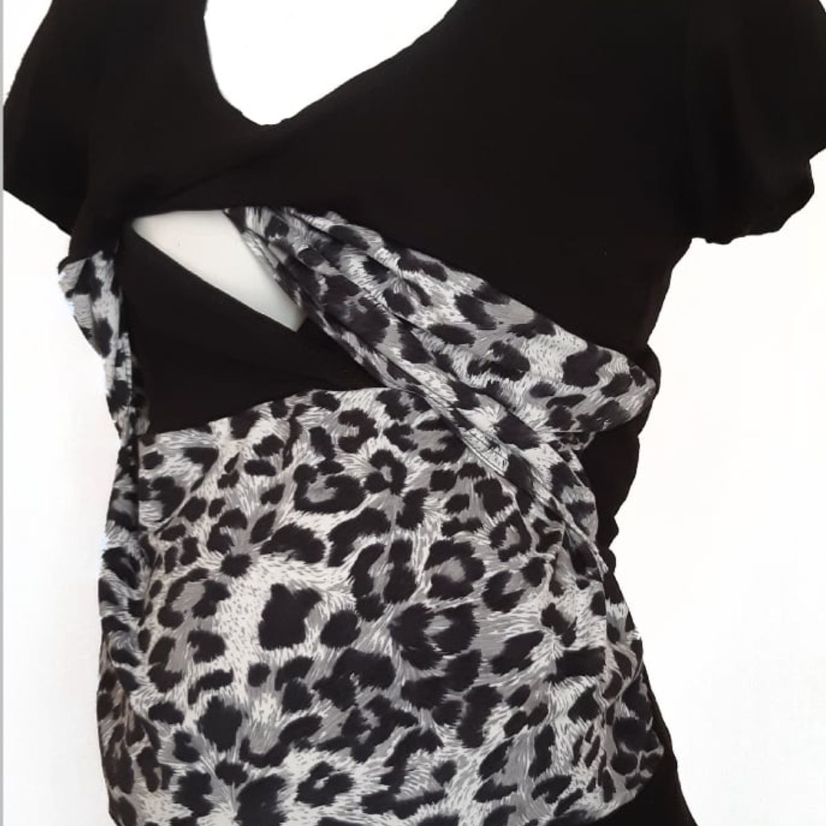 DMOM - Polera Maternal y Lactancia DMOM corte horizontal Jacinta