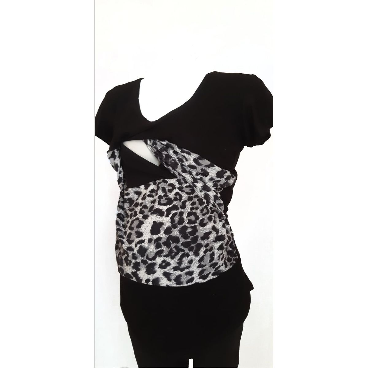 DMOM - Polera Maternal y Lactancia DMOM corte horizontal Jacinta