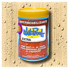 WETPROOF - BARNIZ MADERAS EXTERIOR IMPERMEABILIZANTE PROTECTOR SEMI BRILLO AL AGUA WET PROOF® EXTRA PINO INSIGNE 1-4 G