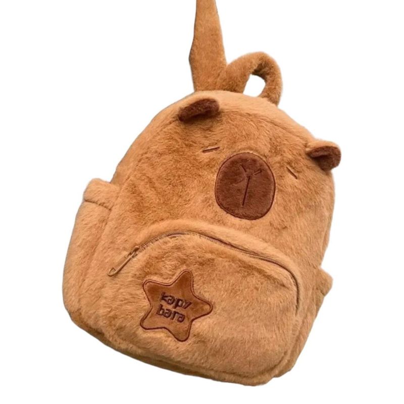GENERICO - Mochila Felpa Carpincho Capibara Kawaii