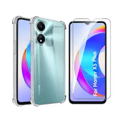GENERICO - Carcasa Antishock transparente para Honor X5 Plus + Lamina Completa