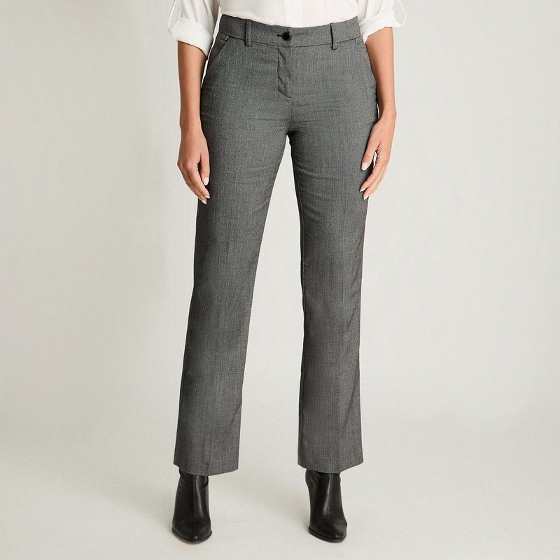 LORENZO DI PONTTI - Pantalón Formal Recto Gris