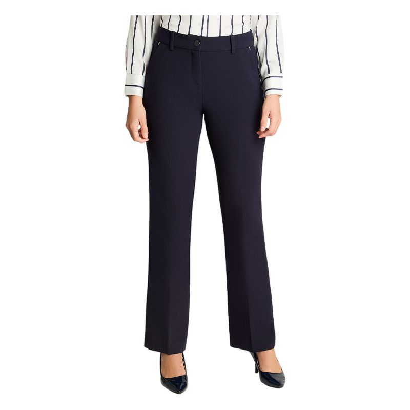 LORENZO DI PONTTI - Pantalón Formal Recto Azul