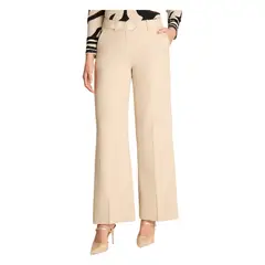 LORENZO DI PONTTI - Pantalón Formal Con Cinturón Beige