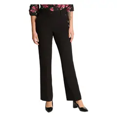 LORENZO DI PONTTI - Pantalón Formal Recto Negro