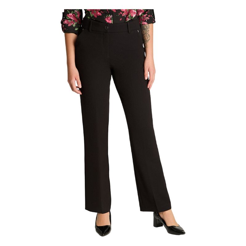 LORENZO DI PONTTI - Pantalón Formal Recto Negro