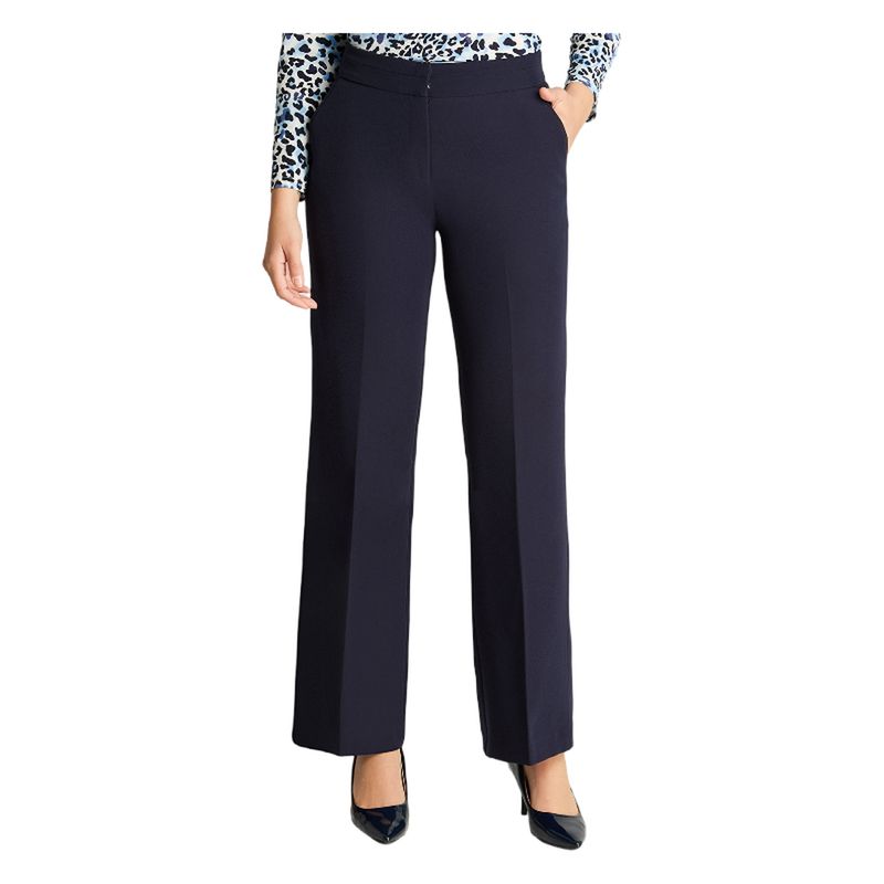 LORENZO DI PONTTI - Pantalón Formal Recto Azul