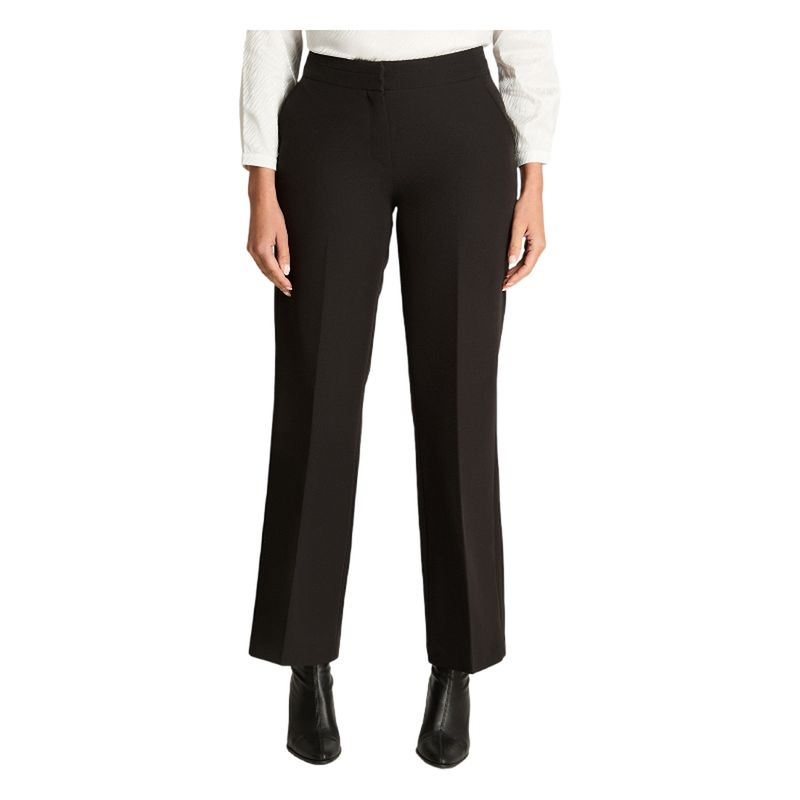 LORENZO DI PONTTI - Pantalón Formal Recto Negro