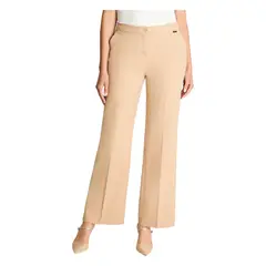 LORENZO DI PONTTI - Pantalón Formal Palazzo Beige