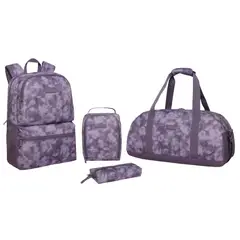 HEAD - Pack Atomico Escolar Mujer Tie Dye Lila