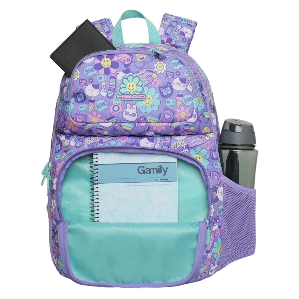 HEAD - Mochila Infantil Niña Fantasy Emoticones Lila Head
