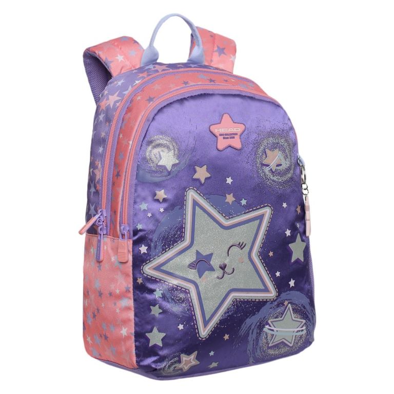 Mochila Infantil Nina Bionica Cat Star Lila Violeta TALLA UNICA