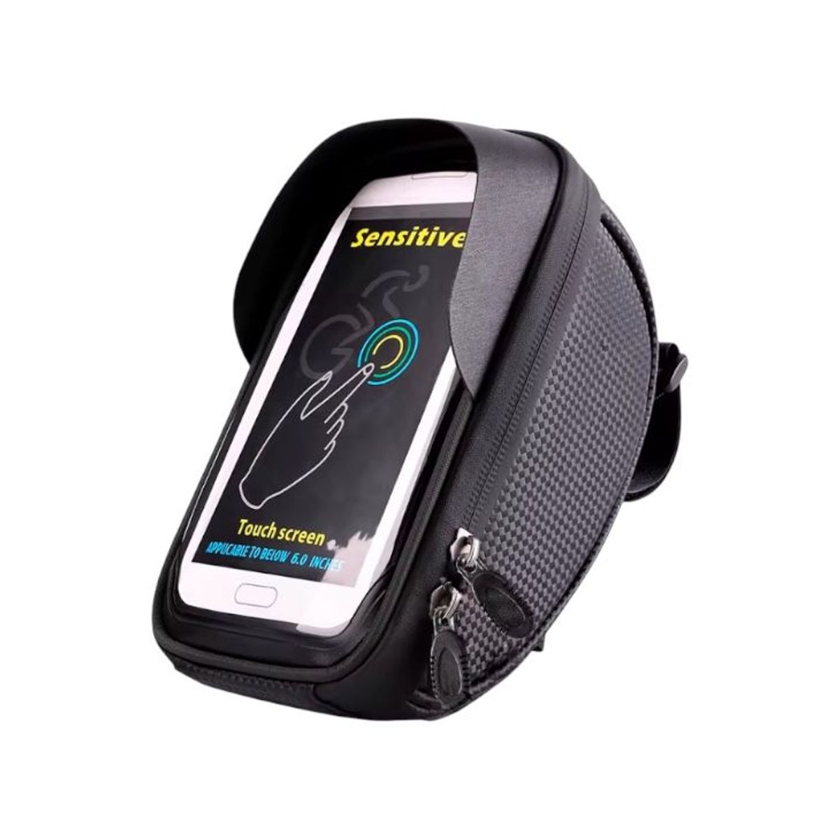 GENERICO - Soporte Porta Celular o Telefono para Bicicleta con Bolso A Prueba de Agua