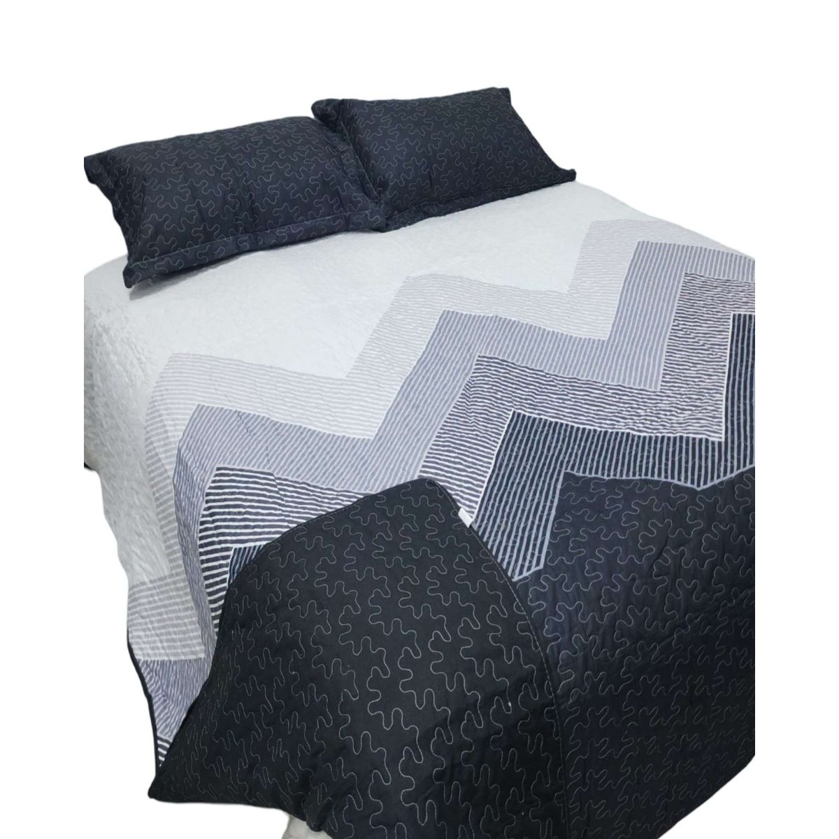 GENERICO - CUBRECAMA QUILT DE VERANO PLAZA Y MEDIA