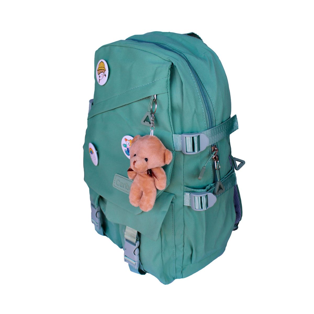 GENERICO - Mochila Bolso Escolar Juvenil Para Niñas Verde