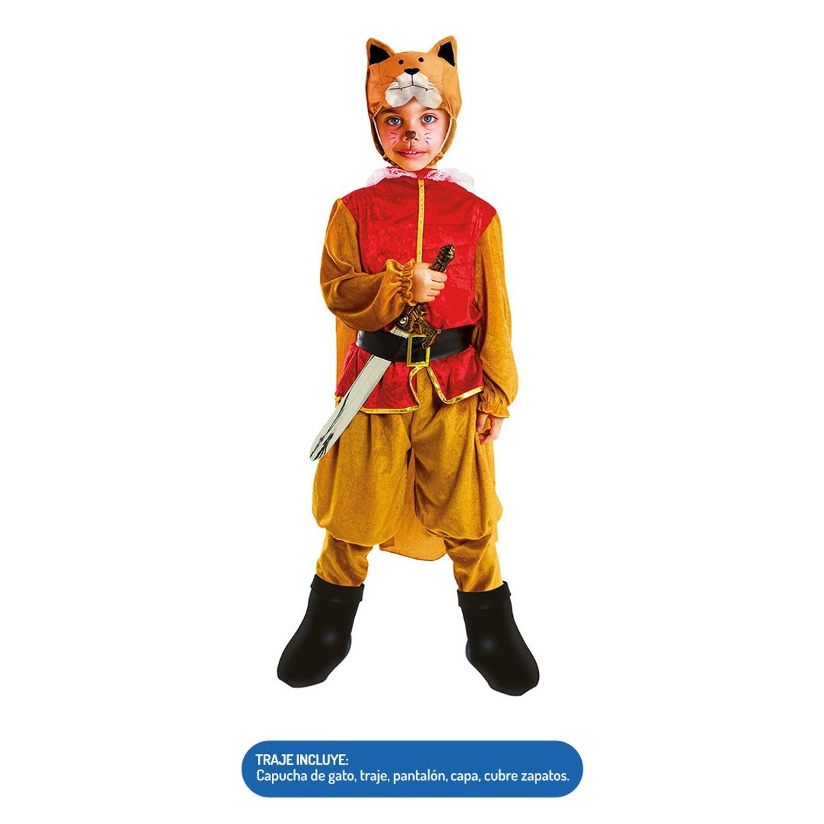 GENERICO - TRAJE GATO CON BOTAS 10-12