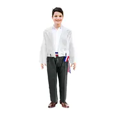 GENERICO - TRAJE HUASO ELEGANTE T10 BLANCO X1UNI