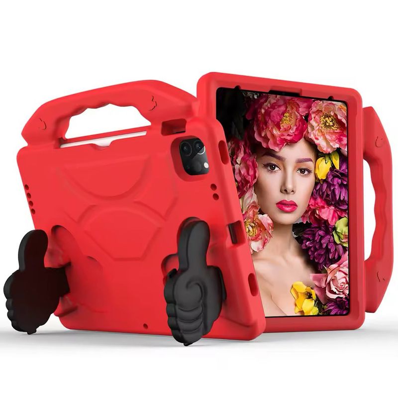 GENERICO - Carcasa Para iPad Pro de 11 - Niños Antigolpe - Rojo