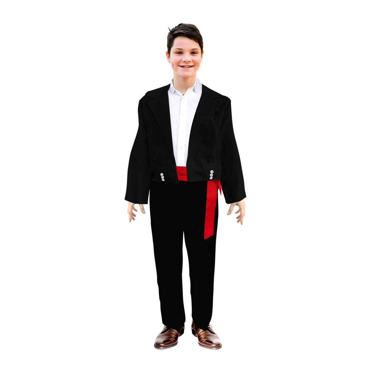 GENERICO - TRAJE HUASO ELEGANTE T4 NEGRO X1UNI