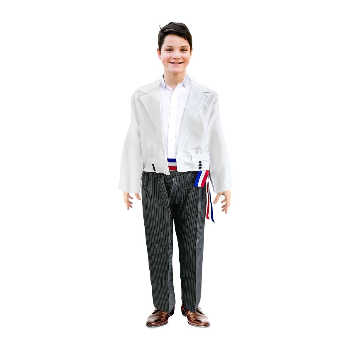 GENERICO - TRAJE HUASO ELEGANTE T2 BLANCO X1UNI