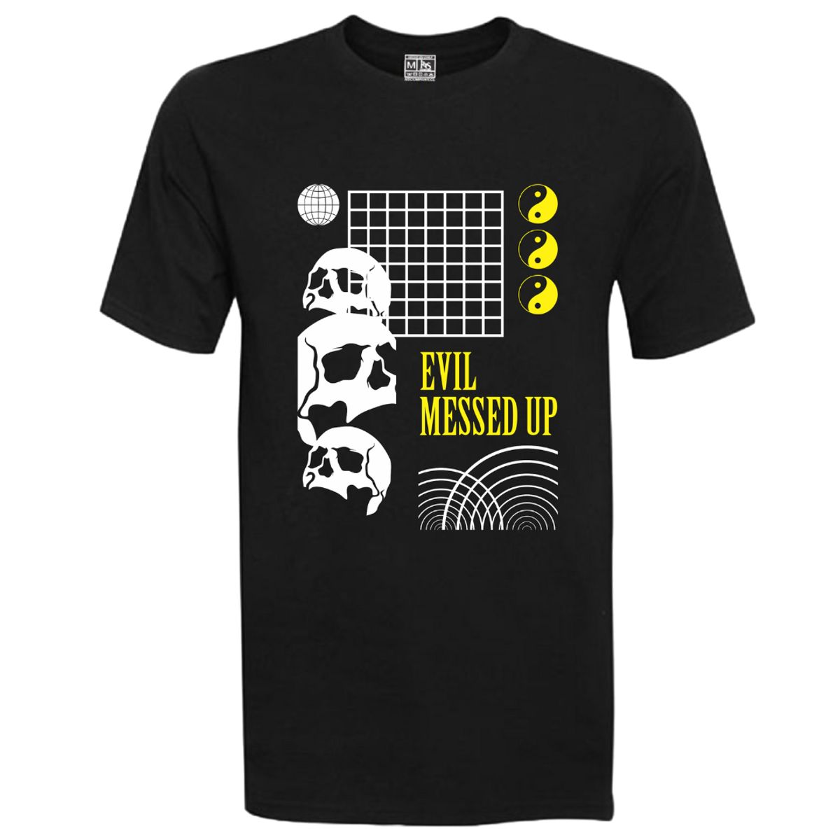 GENERICO - Polera Con Estampado - Evil Messed Up