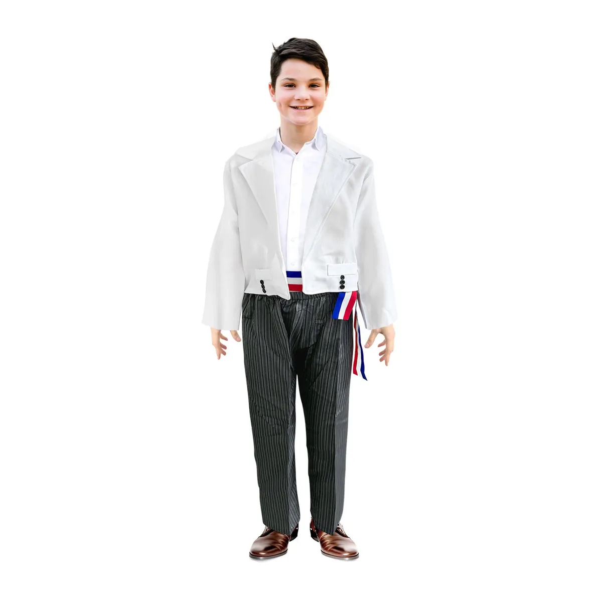 GENERICO - TRAJE HUASO ELEGANTE T6 BLANCO X1UNI