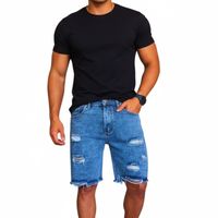 Short Jeans Hombre Super Destroyed