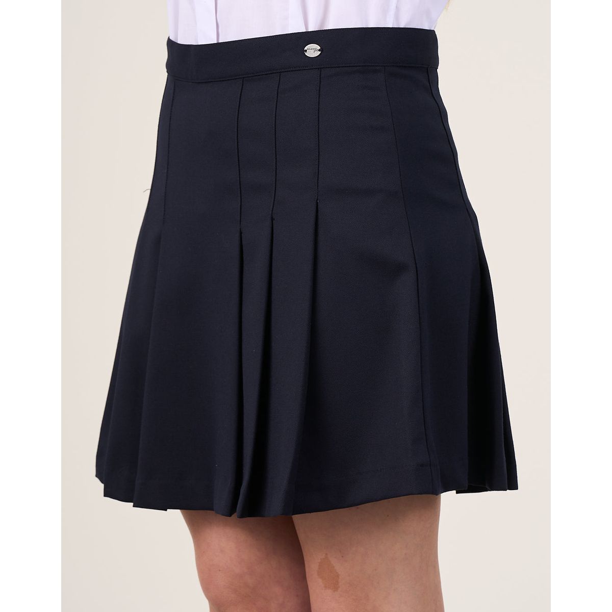 MAFALDA - FALDA NIÑA ESCOLAR ALGODON COLEGIO AZUL MARINO