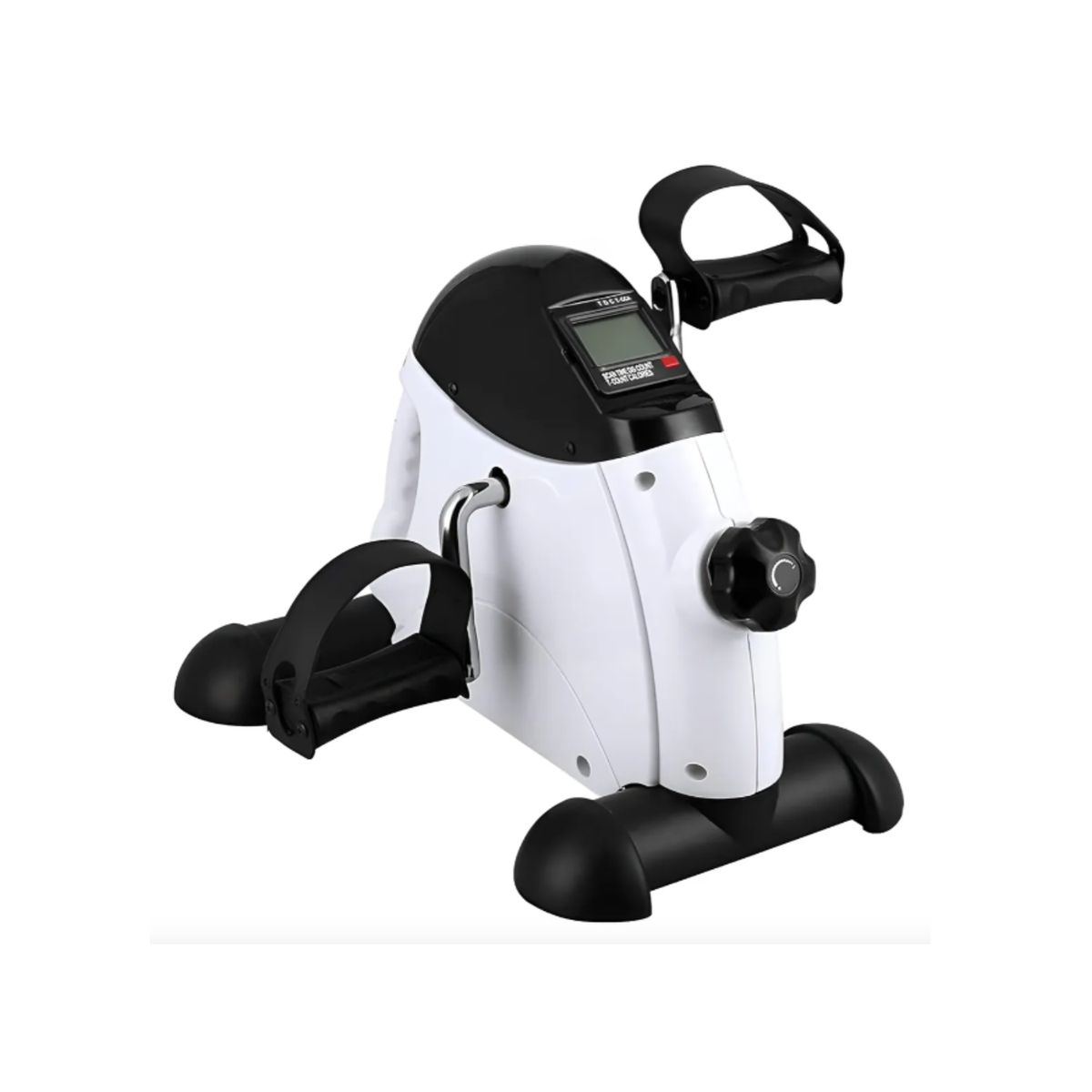 GENERICO - Mini Bicicleta Estática Pedalera Con Pantalla Lcd Spinning Blanco