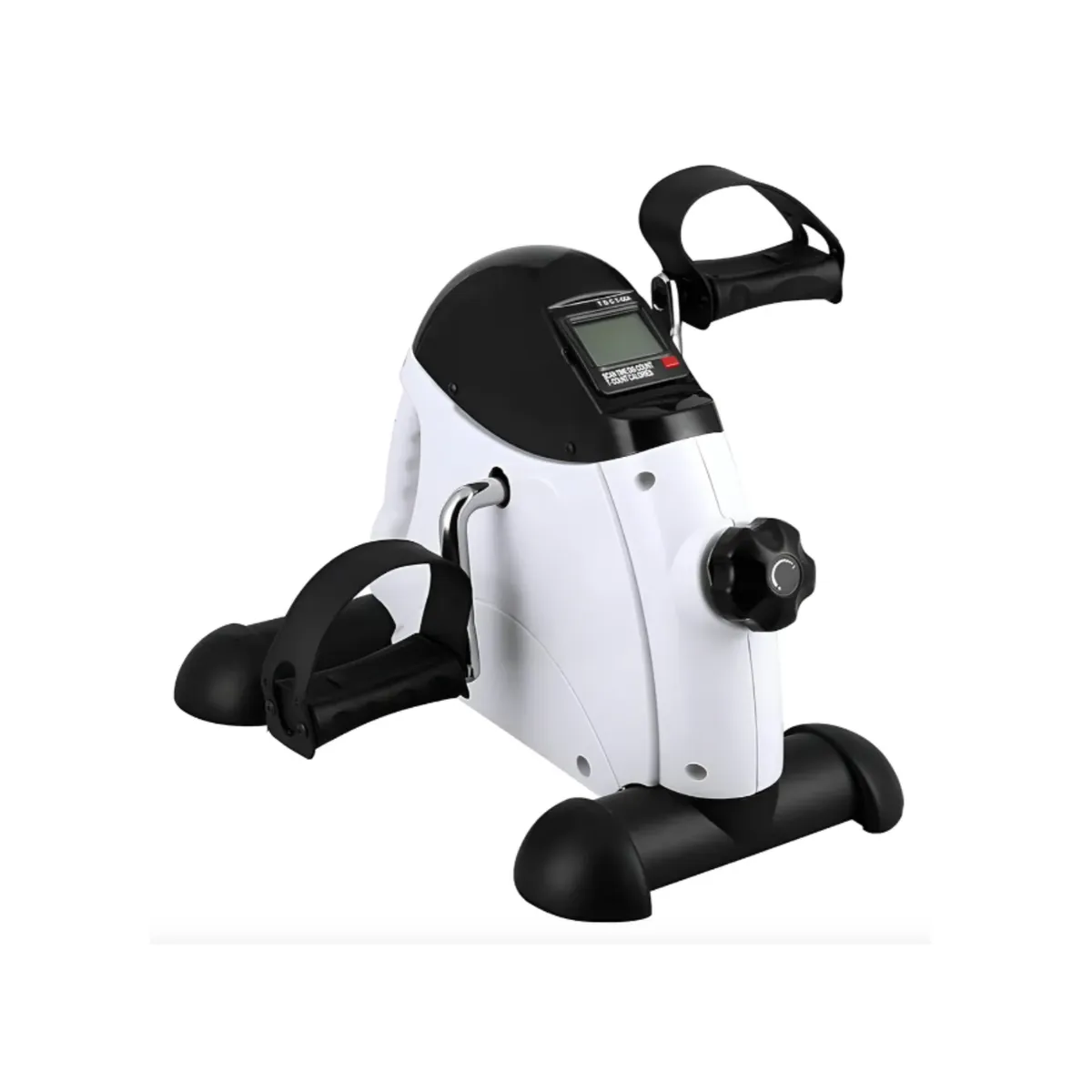 GENERICO - Mini Bicicleta Estática Pedalera Con Pantalla Lcd Spinning Blanco