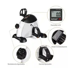 GENERICO - Mini Bicicleta Estática Pedalera Con Pantalla Lcd Spinning
