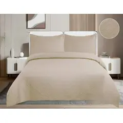 GENERICO - Quilt de Verano 2 plazas Color Beige TF
