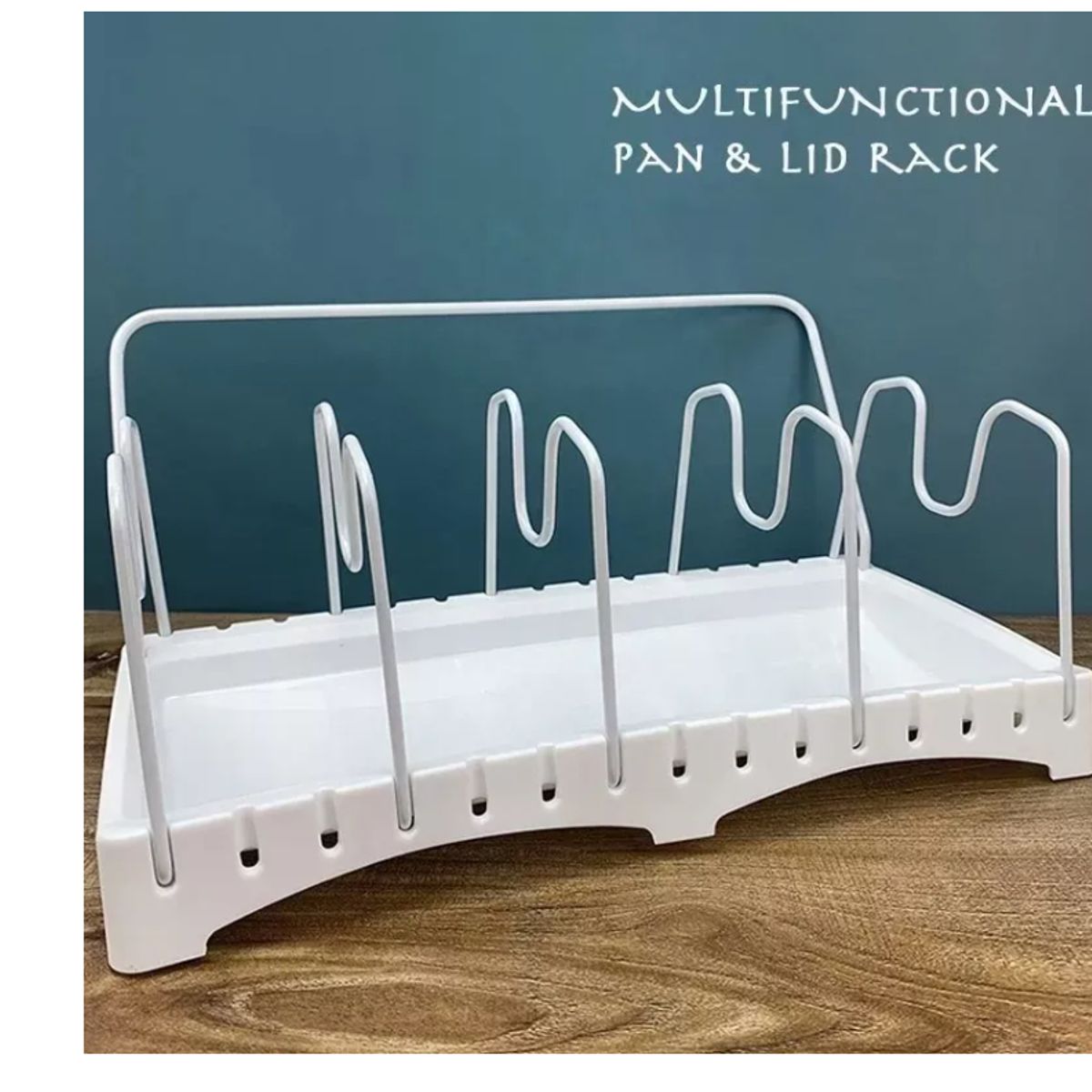 GENERICO - Organizador Sartén Y Tapas Estante Cocina Extensible Multiuso