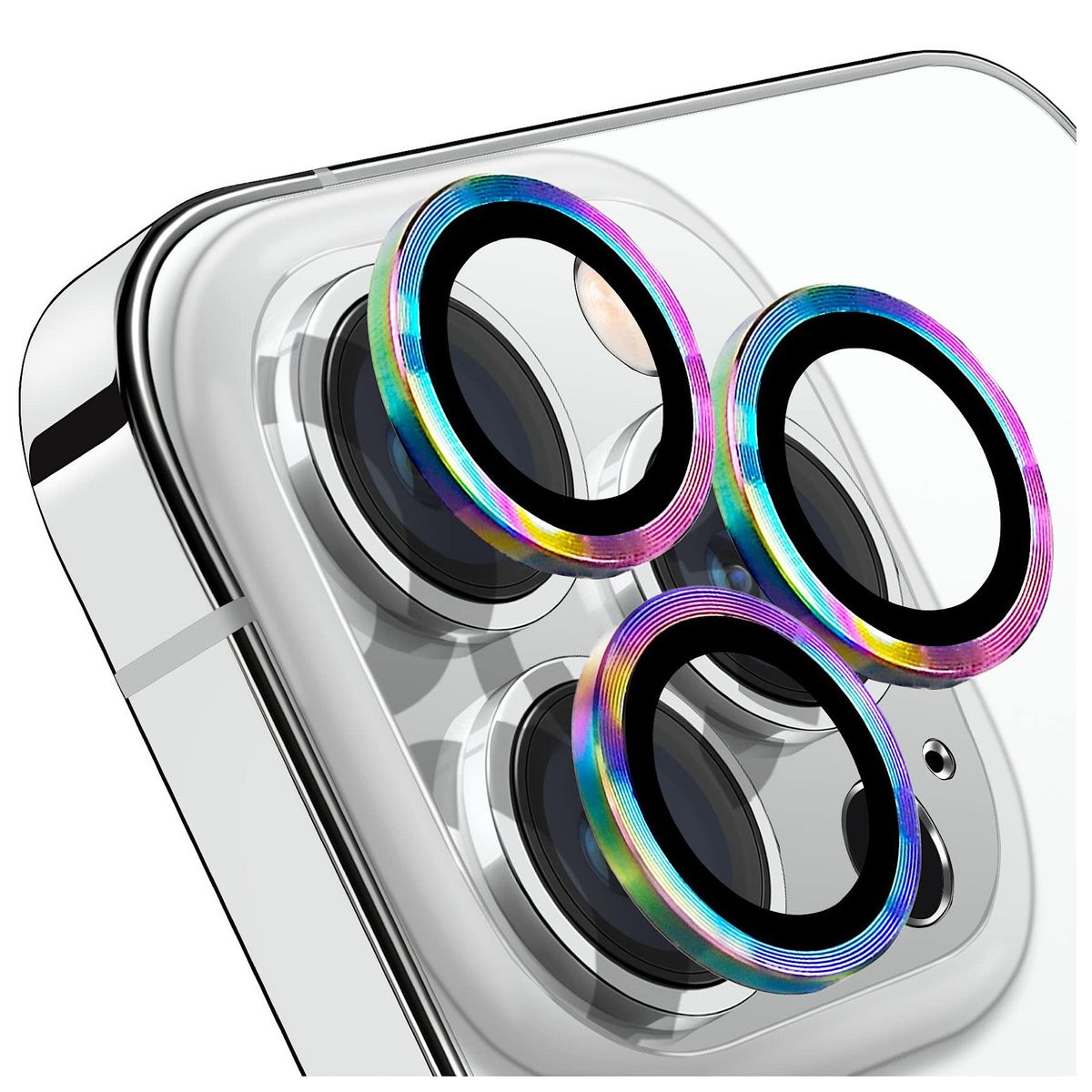 GENERICO - Protector De Lentes Para iPhone 14 Pro-14 Pro Max - Multicolor
