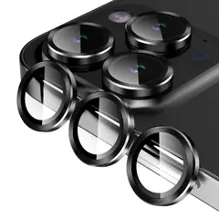 GENERICO - Protector De Lentes Para iPhone 14 Pro-14 Pro Max - Negro