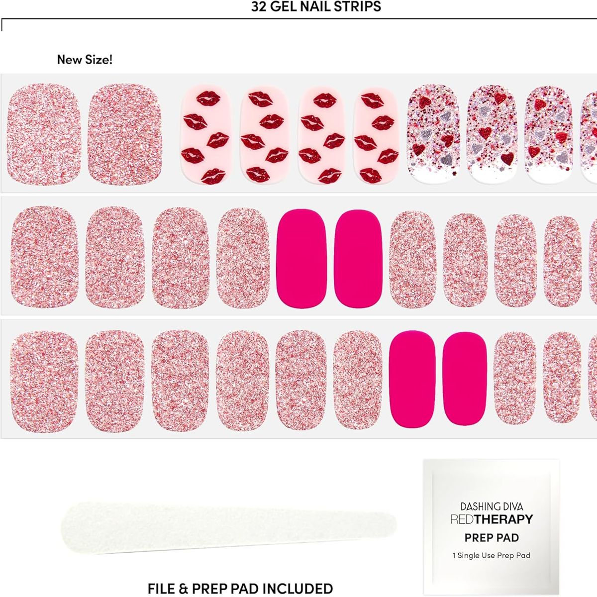 GENERICO - Uñas Adhesivas Gloss Ultra Shine Gel Kiss