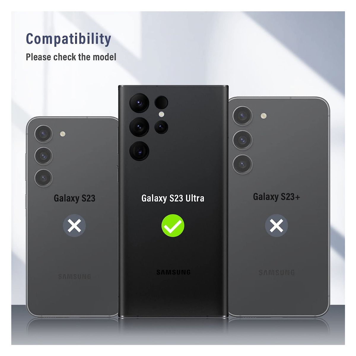 GENERICO - Lámina Para Cámara De Aluminio Para Samsung S23 Ultra-Verde